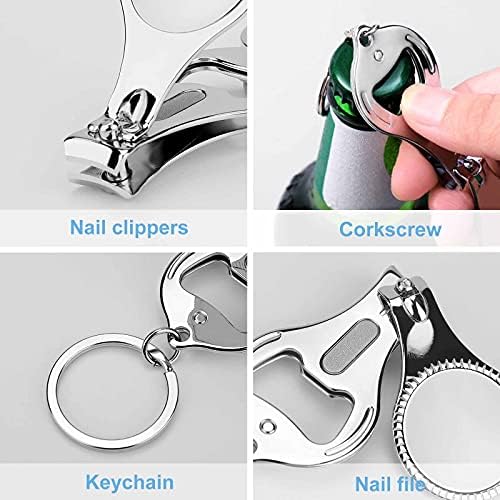 Brazilia Fotbal unghii Clipper portabil metal unghii Cutter cu pilă de unghii pentru bărbați Femei