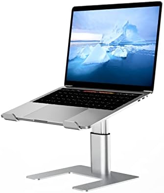 Stand Laptop ALASHI pentru birou, înălțime reglabilă pentru computer, ergonomic pentru caiet de laptop, suport metalic din