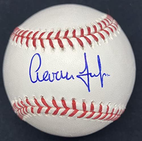 Judecătorul Aaron a semnat baseball JSA LOA - baseball -uri autografate