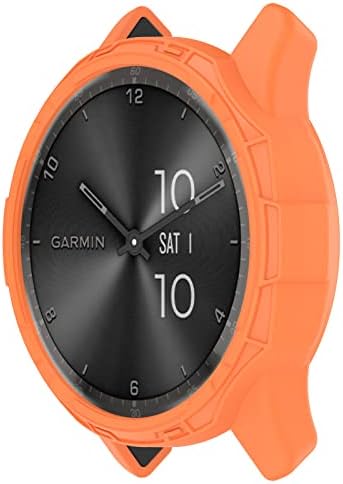 Protector de ecran cu carcasă Fitturn 6 Pack Compatibil cu Garmin Vivomove Trend Smartwatch, carcasă moale TPU ultra subțire