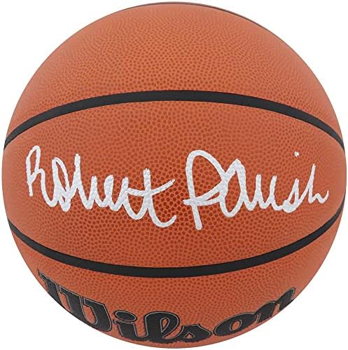 Robert Parish a semnat Wilson Indoor/Outdoor NBA Baschet - baschet autografat
