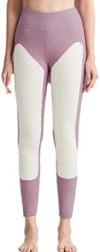 Femei Pantaloni termici cu talie înaltă, Legguri căptușite din fleece Lenjerie de fund, fund de iarnă moale, cald Plush Plush