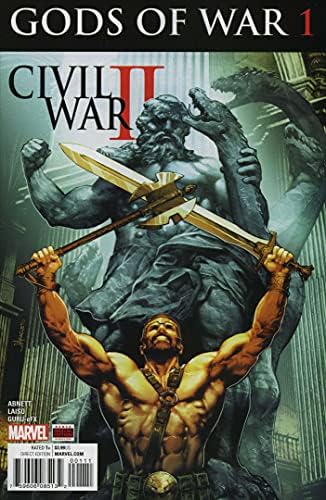 Al doilea război Civil: zeii războiului 1 VF; carte de benzi desenate Marvel / Dan Abnett Hercules