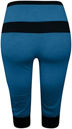 RBCulf Women Capris Cult Crop Pantaloni pentru picioare largi Drawstring Plus dimensiune buzunar casual casual talie înaltă