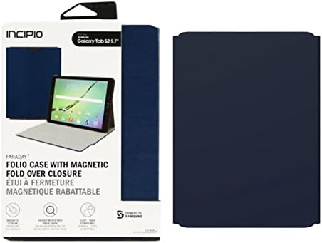 Incipio Faraday Magnetic Folio Carcasă pentru Samsung Galaxy Tab S2 - Ambalaj cu amănuntul - albastru închis