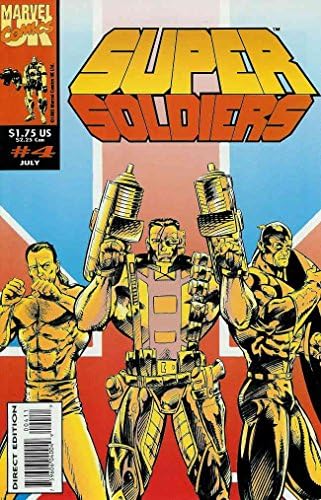 Super soldați # 4 VF / NM; Marvel Marea Britanie carte de benzi desenate / USAgent