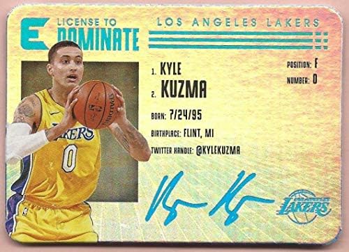 Kyle Kuzma/Los Angeles Laker-2017-18 Licență Panini Essentials pentru a domina 33-Carduri de baschet nesemnate
