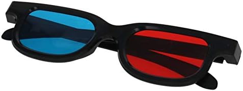Othmro 5pcs Ochelari de stil 3D ochelari durabili de vizionare 3D Ochelari de joc de film 3D ochelari roșu-albastru 3D Cadru