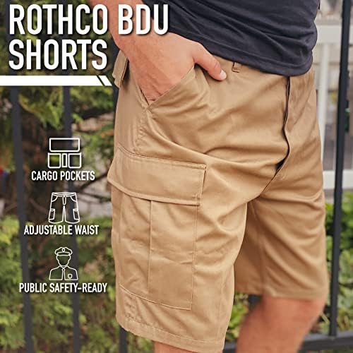 Pantaloni scurți de marfă Rothco BDU pantaloni scurți pentru bărbați, pantaloni scurți de drumeție pentru bărbați