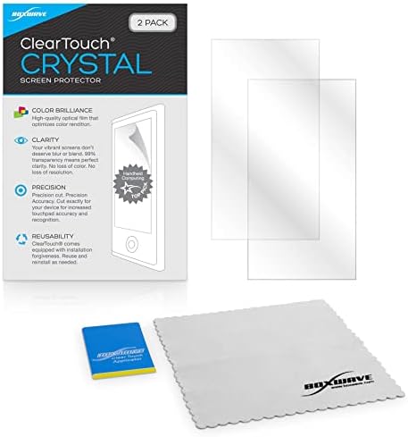Protector de ecran Boxwave compatibil cu monitorul LG 27 - Cleartouch Crystal, HD Film Skin - Scuturi de la zgârieturi pentru