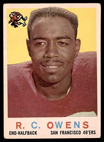 1959 Topps 33 R.C. Owens San Francisco 49ers Cards Dean 2 - Bun 49ers