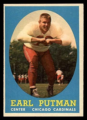 1958 Topps 88 Earl Putman Chicago Cardinals-FB Carduri Dean 5-Ex Cardinals-FB Arizona St.