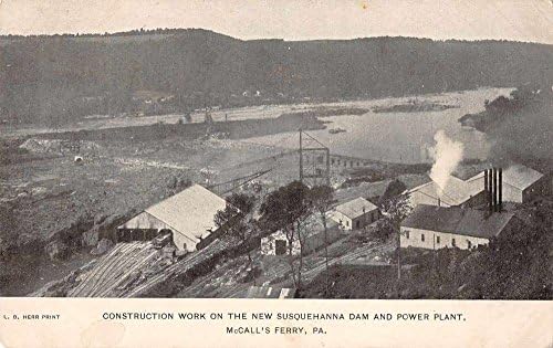 McCall's Ferry Pennsylvania Susquehanna Dam Power Plant Antique PC Z26724