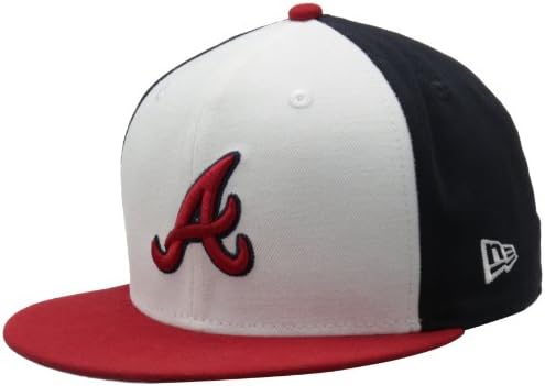 MLB Atlanta Braves Alb față Basic 59fifty montate Cap