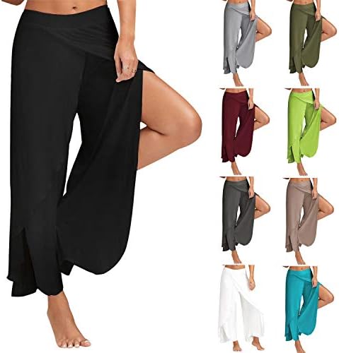 Andongnywell Women Pantaloni de yoga pantaloni cu talie înaltă, la fel