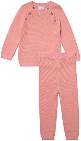 Stellou & Friends Outfits pentru copii cu 2 piese - Pulover și pantaloni tricotați - 0-24 luni