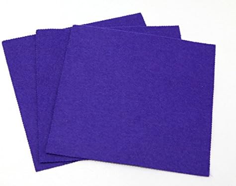 Țesătură simplă din pâslă acrilică de 6 Violet pătrat-fiecare