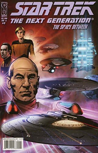 Star Trek: următoarea generație: spațiul dintre 1a VF / NM; carte de benzi desenate IDW