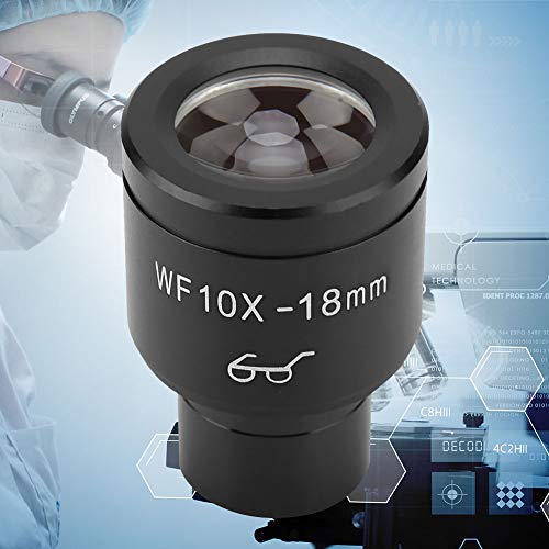 Microscop Zoom Lens, microscop oculare, câmp de vizualizare 18mm profesional cu unghi larg biologic pentru microscop Industrial