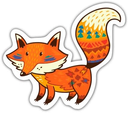 GT Grafica Fox drăguț-vinil autocolant impermeabil Decal