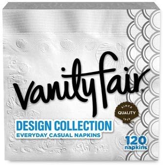 Vanity Fair174; Șervețel de zi cu zi - 120ct alb
