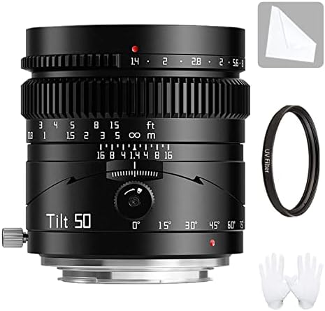 TTArtisan 50mm f1.4 Tilt Lens Full Frame manual portret lentile deschidere mare compatibil cu Panasonic S1 S1M S1R S1RM S1H