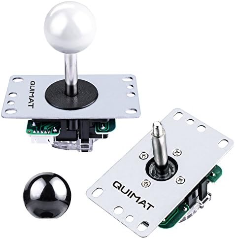 Quimat 2 Player Arcade Game Button și Joysticks Controller Kit cu zero placă de codificator de întârziere, joysticks 5pin și