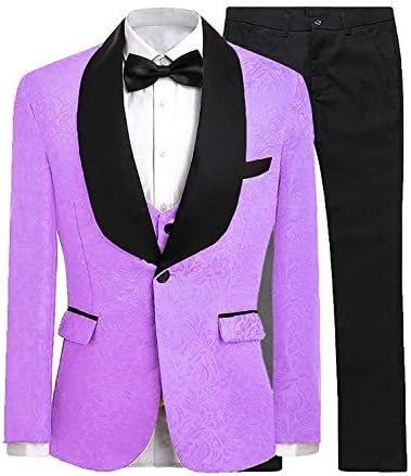 Dgmj Boys Suits 3 Piece Formal Suit Slim Fit Floral Rochie Tuxedo pentru tinutele de nunta HTXZ017