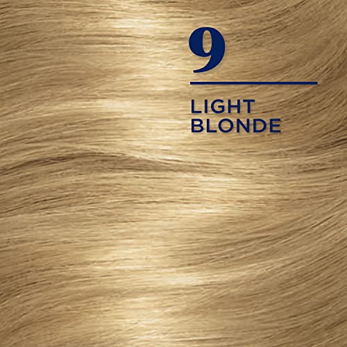 Vopsea permanentă de păr Clairol Nice ' N Easy, 9 culori de păr blond deschis, pachet de 1
