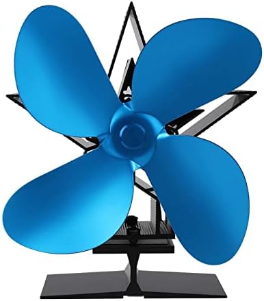 Yyyshopp 4 Thermal Power semineu Fan căldură alimentat Lemn aragaz ventilator pentru lemn jurnal arzător semineu Eco Friendly