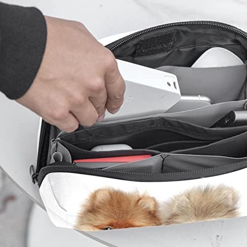 Geantă de transport Geantă de Călătorie Geantă USB organizator de cablu buzunar accesoriu Portofel Cu Fermoar, câine minunat