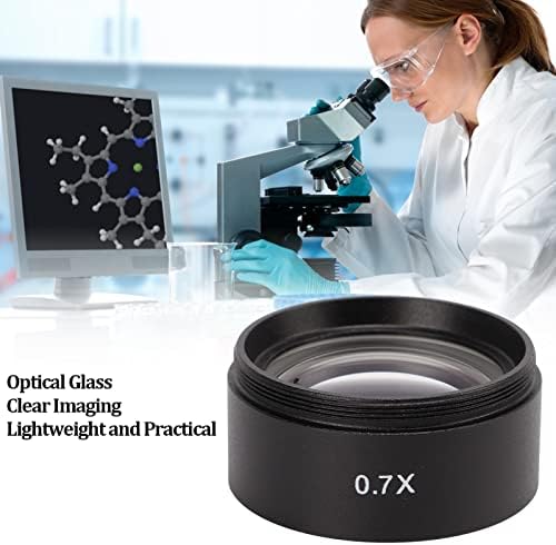 Lentilă microscop Stereo, lentilă practică de sticlă optică obiectiv obiectiv imagistică clară operație simplă pentru microscopul