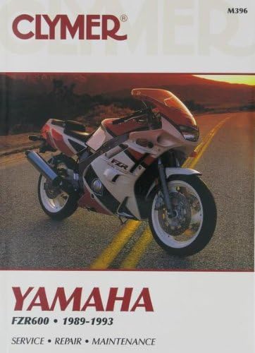 1989-1993 Yamaha FZR600 CLYMER MANUAL YAM FZR600 89-93, Producător: CLYMER, numărul piesei producătorului: M396-AD, fotografie