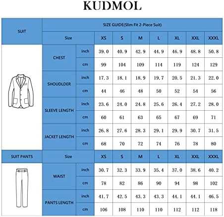 Kudmol Mens 2 Piese Costum Slim Fit Sequin Shiny One Button Tuxedo Scaun Negru Seturi de pantaloni pentru petrecerea nunții