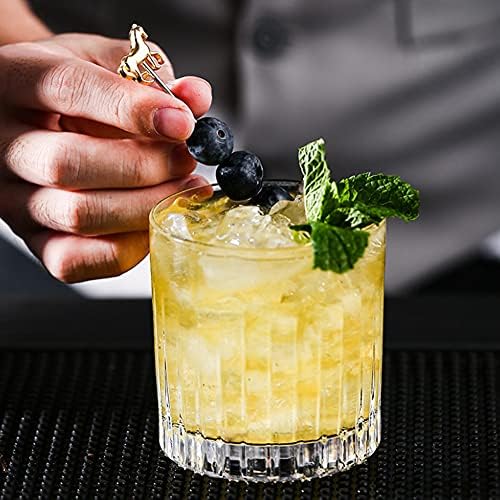 Rrruo Horse Cocktail reutilizabile alegeri Martini alege din scobitori de fructe pentru aperitive măsline Cireșuri marcate