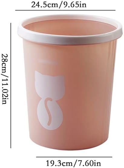 Coș de gunoi Paifa, gunoi de gospodărie poate presiune din plastic Gunoi de gunoi pentru living pentru living bucătărie birou