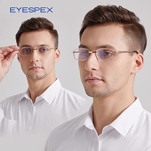 Ochelari de citit Pliabili EYESPEX 2 Pack, Cititoare pliabile compacte pentru bărbați Femei, Ochelari de Computer Pliabili