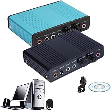 LHLLHL USB 6 canal 5.1 extern optic Audio placa de sunet pentru Notebook PC Laptop profesional extern USB placa de sunet