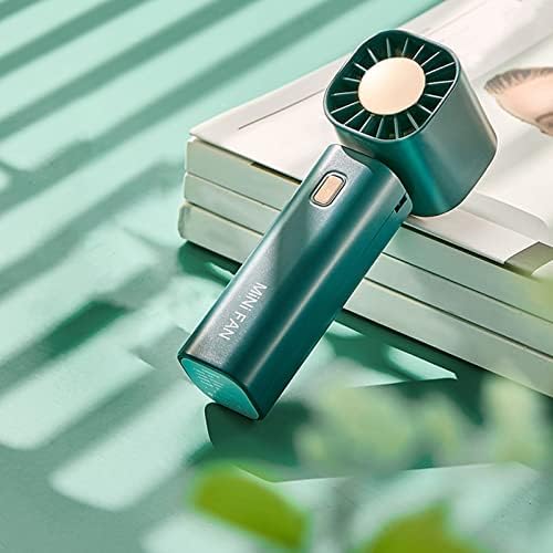 Fan personal de mână argin, mini portabil manual de mână viteză a-djustrable USB Fan design drăguț Fan de gene Puternic Eyelash