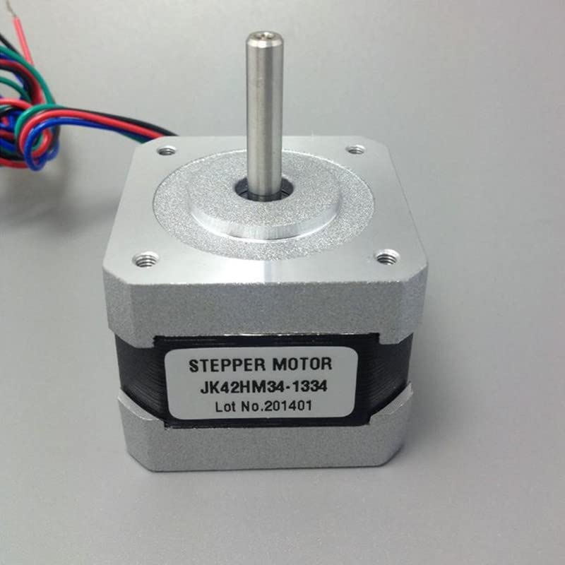 Motor Stepper Davitu-3pcs 0,9 grad 17 Motor Stepper 1.33a 0.2n.m 34mm 42hm34-1334 17 Stappenmotor 4-Lead pentru imprimantă