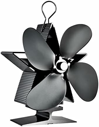 SCDCWW 4 lame de căldură alimentat aragaz ventilator arzător Eco Fan liniștită acasă semineu ventilator eficient de distribuție
