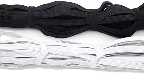 SELCRAFT 3mm 5mm 6mm banda elastica cusut pentru masti 3 - 12mm alb negru coarda elastica banda de cauciuc Cord panglică îmbrăcăminte