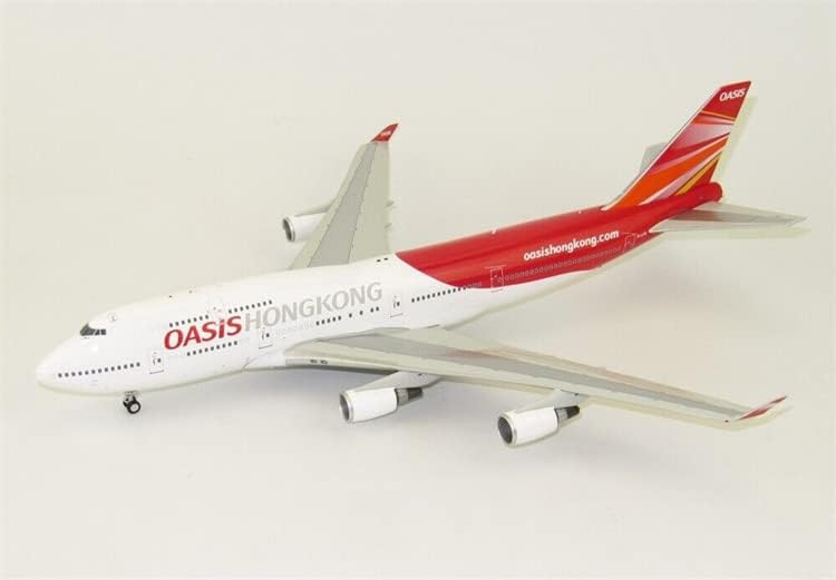 JFOX pentru Boeing 747-481 Oasis Hong Kong Airlines GE Motor Versiunea cu ediție limitată 1/200 Aeronave Diecast Model pre-construit