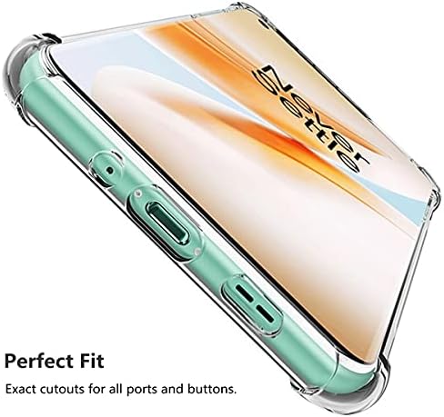 Icovercase pentru OnePlus 8 Case Clear [Nu este compatibil cu versiunea Verizon UW], carcasă de protecție de protecție a șocului