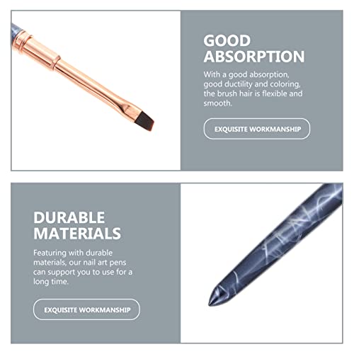 Fomiyes Accesorii de unghii Accesorii de unghii 3d Desen Desen Pen Nail Art Perii de unghii Artă Liner Putting Dotting Desen
