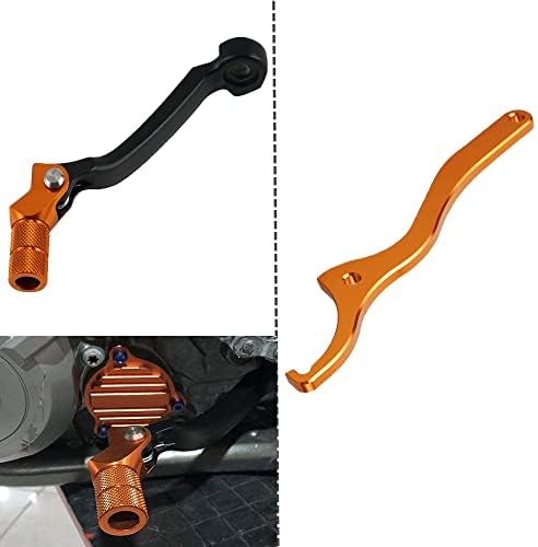 NICECNC Orange Gear forjate schimbare maneta pedala & amp; șoc cheie cheie WP Tool Kit compatibil cu KTM 250/350/450 SX - F,