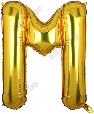 40 inch mare scrisoare de aur mare m baloane cu folie hellium auriu alfabet mare alfabet mylar pentru petrecerea de naștere