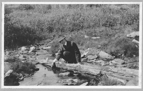 HistoricalFindings Foto: Frank G. Carpenter, Stream, Hot Springs, Alaska, AK, Statele Unite, 1900-1916