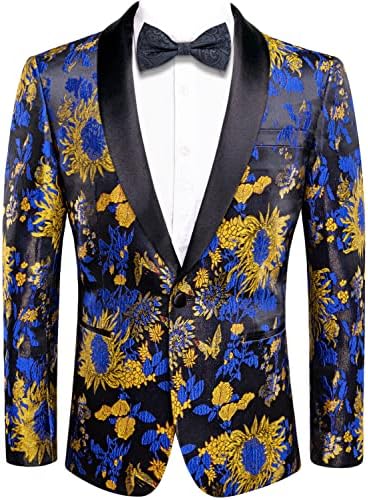 Hi-tie-tie elegant bărbați costum jacheta blazer șalpel one one buton slim se potrivește geacă cu mânecă lungă cină pentru