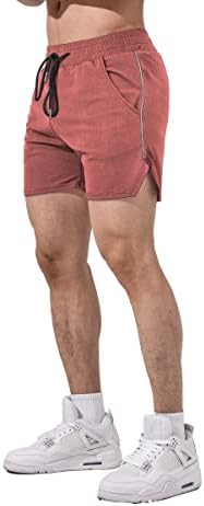 Primii pantaloni scurți montate pentru bărbați pentru bărbați de 4 Antrenament rapid uscat care rulează porturile de culturism